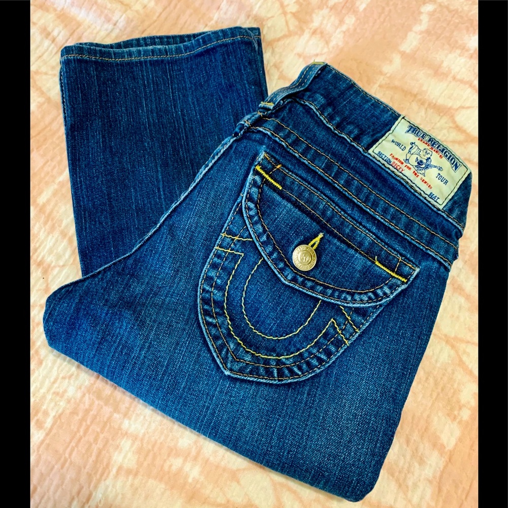 True Religion Designer Women Denim Jeans Size 26 Like New Condition